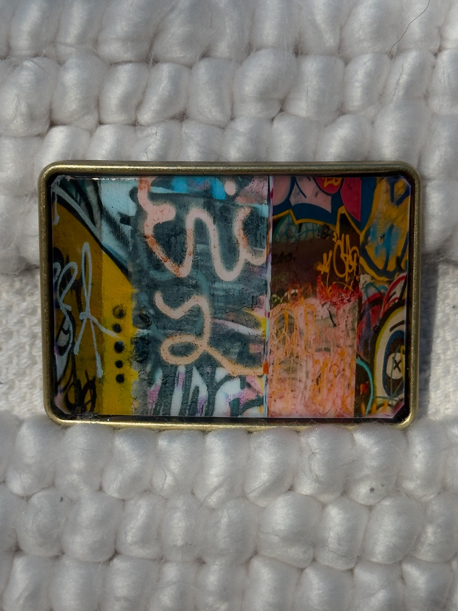 Graffiti Belt Buckle - Eri2