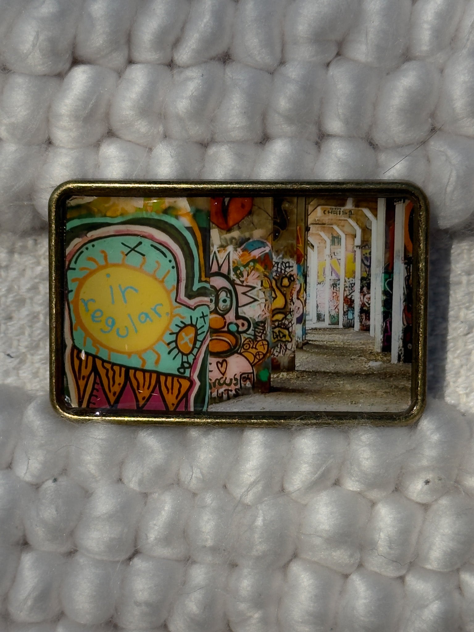 Graffiti Belt Buckle - ir regular