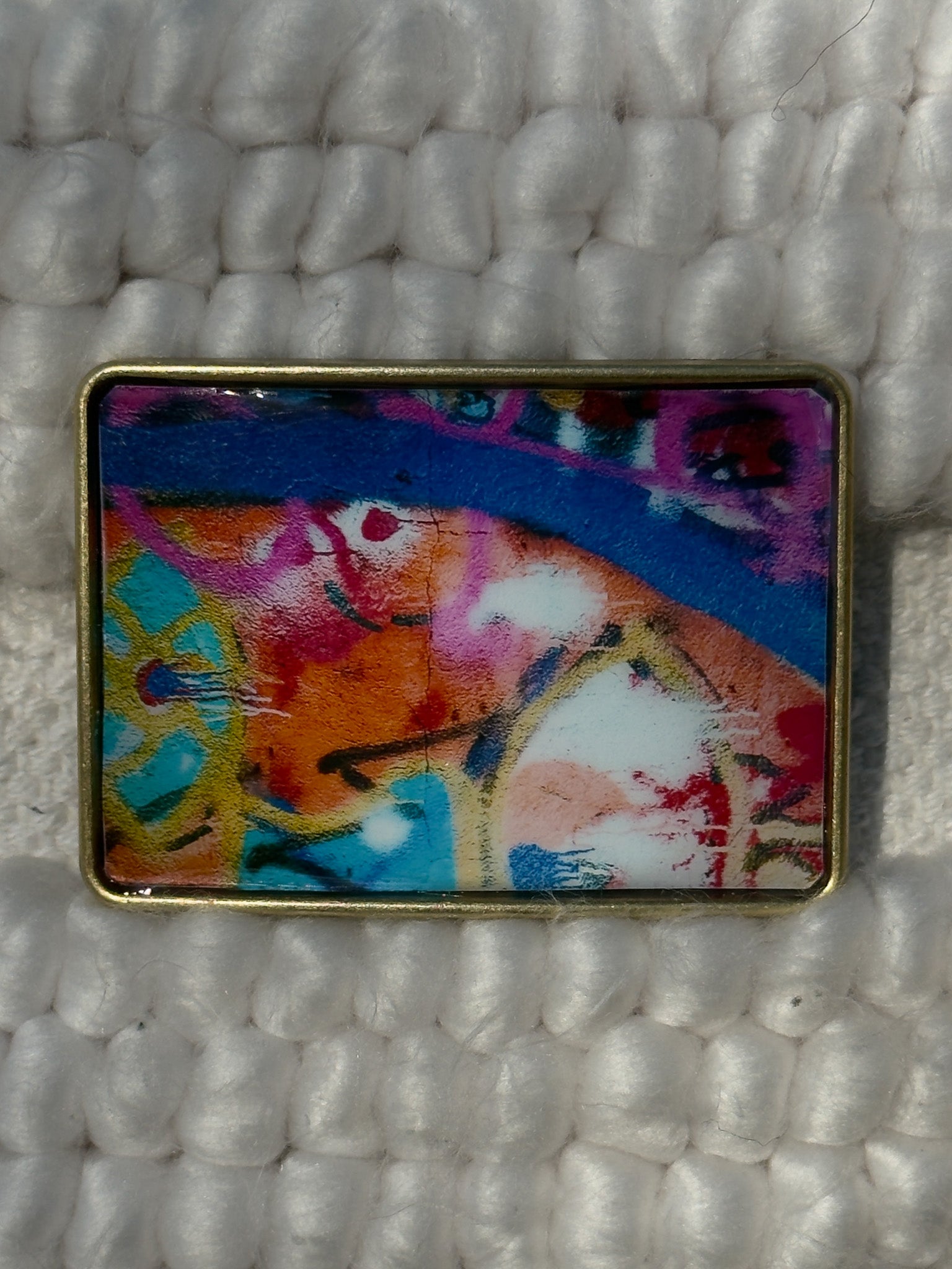 Graffiti Belt Buckle - Rainbow Lover