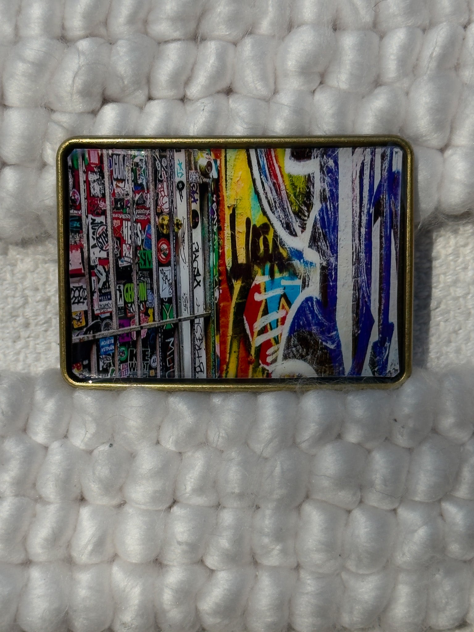 Graffiti Belt Buckle - Twin Kepler