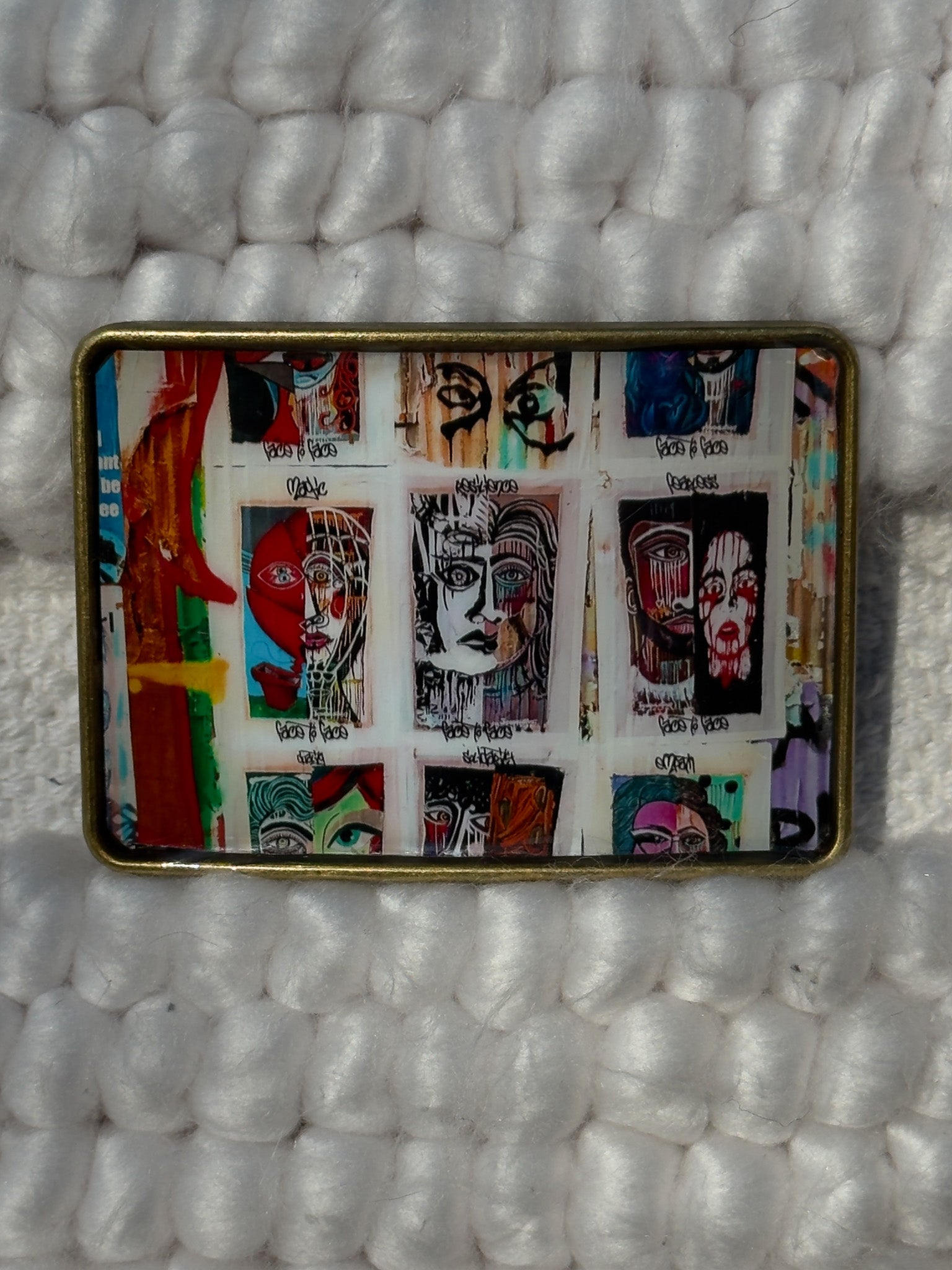 Graffiti Belt Buckle - Graffiti Stamps