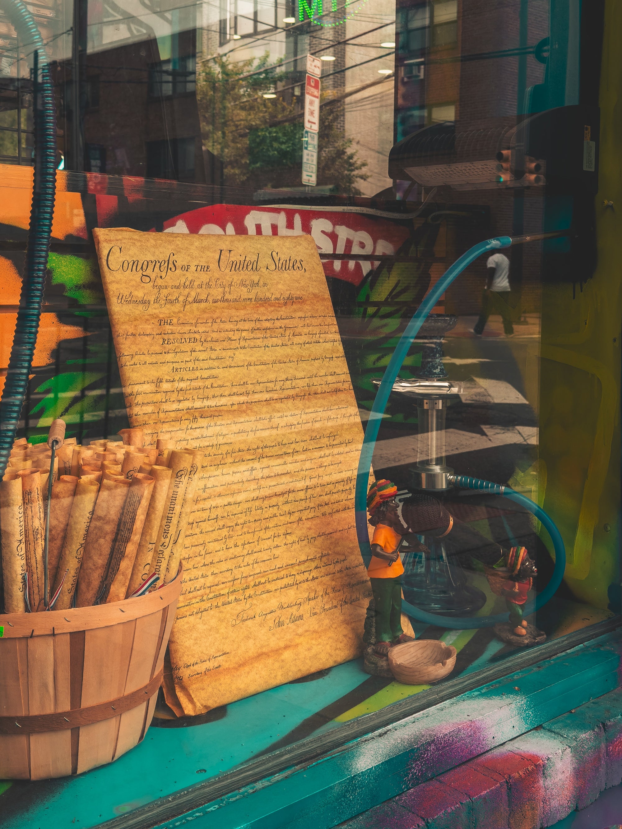 Reflective Window Display