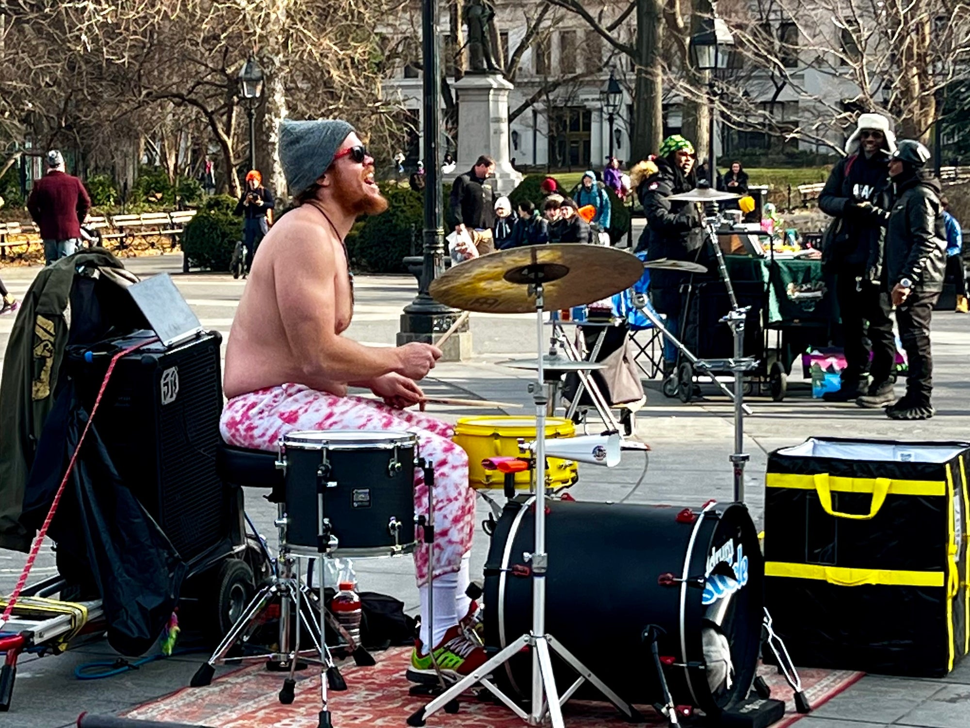 Shirtless Drummer