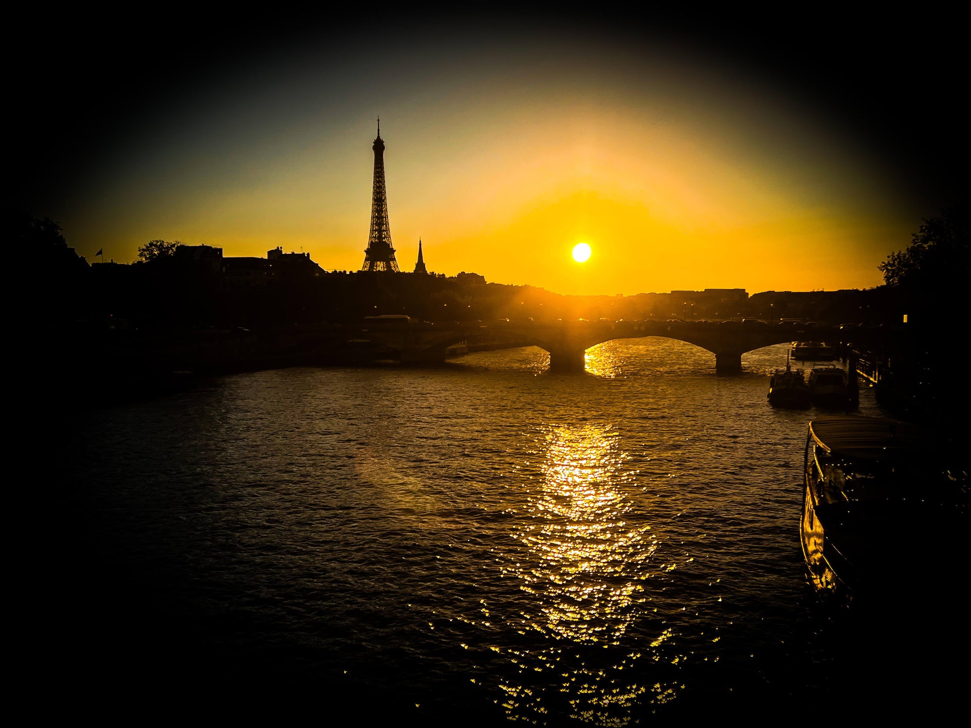 Sunset on the Seine