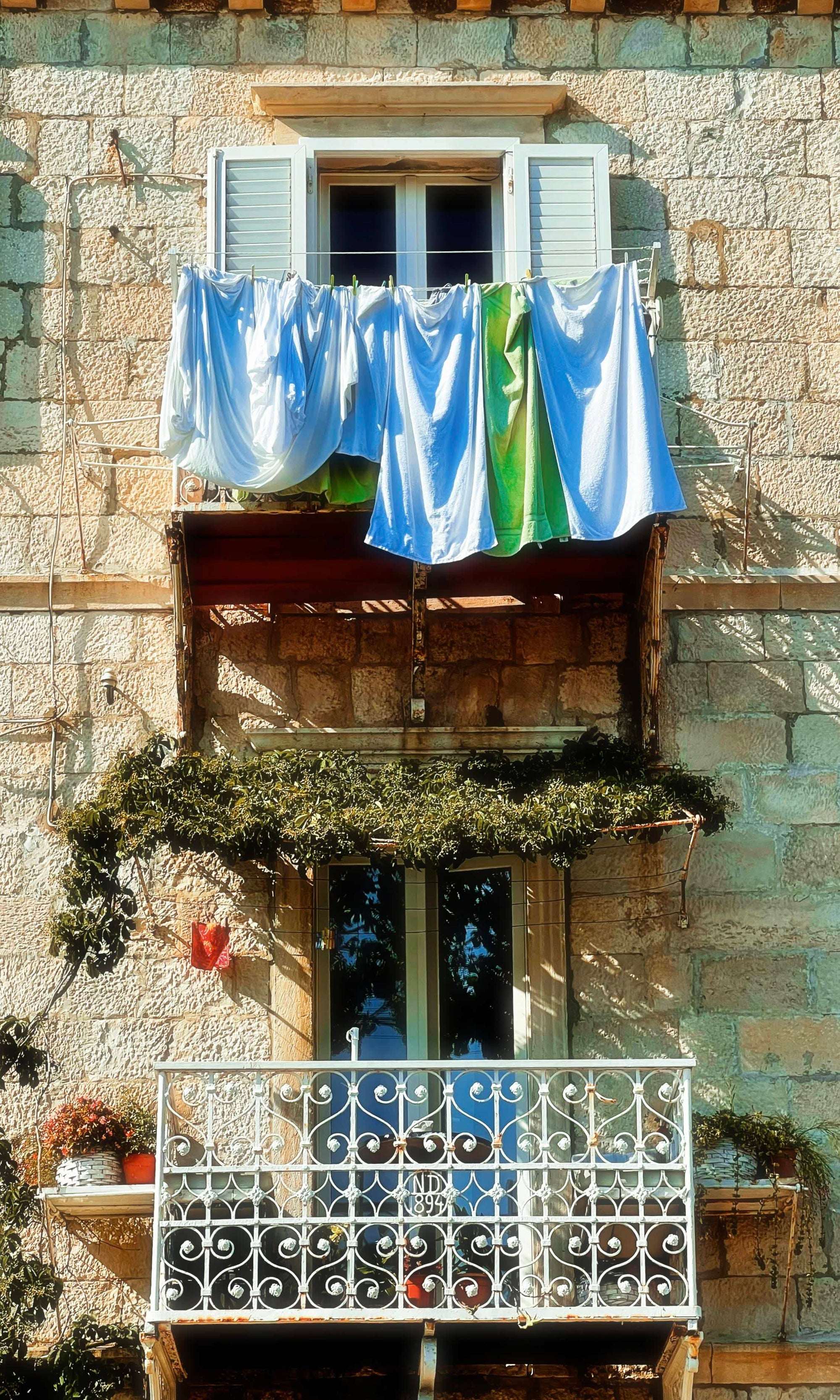 Laundry on Balcony